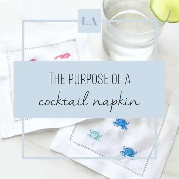 The Purpose of a Cocktail Napkin