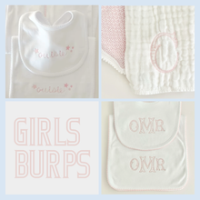 Load image into Gallery viewer, Girls Burp Cloth
